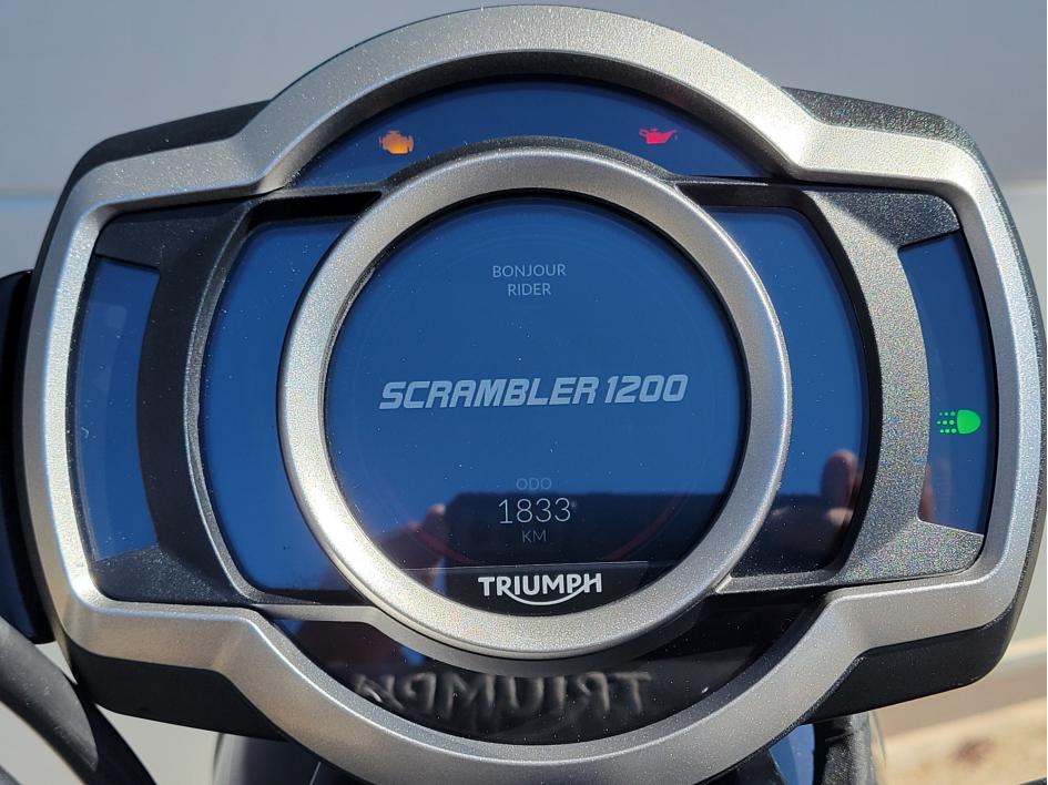 TRIUMPH SCRAMBLER 1200 XE CHROME EDITION + OPTIONS
